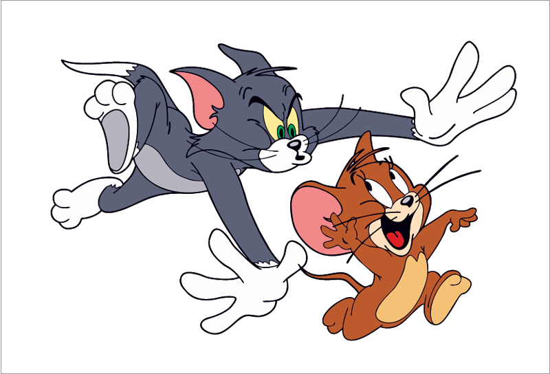 Cartoon cat and mouse duo Tom and Jerry inspired the name of a pair of Jordan's cats. Image © Sangmesh Desai Sarkar / Shutterstock.com