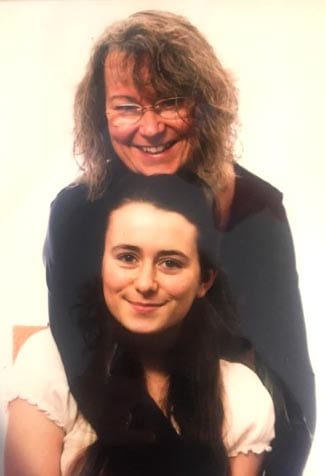 Author Eleanor Goad with her “kind and dedicated” mum, Sandra.